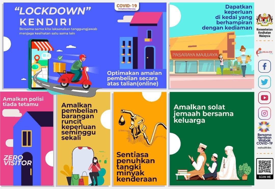 amalkan lockdown kendiri