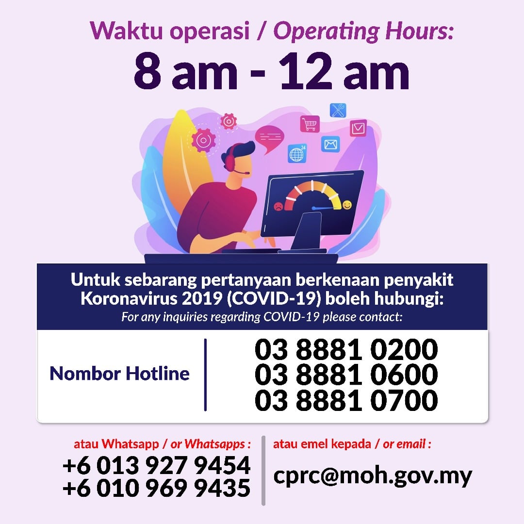 waktu operasi otline CPRC