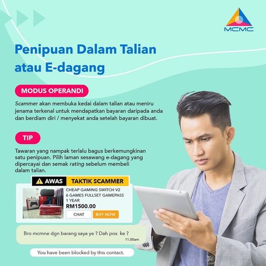 Ketahui Modus Operandi Penipuan Dalam Talian Dan Tips Elakkan Diri Dari ...